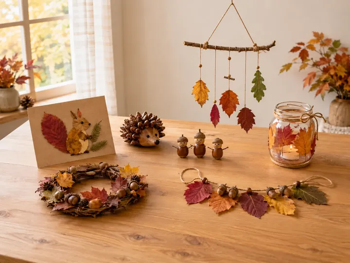 Herbstdeko mit Kindern basteln: 7 einfache Ideen